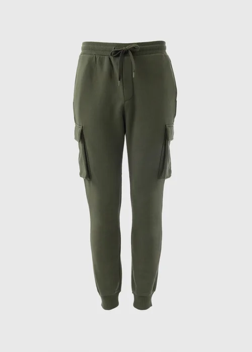 Khaki Cargo Joggers - Small Image 4