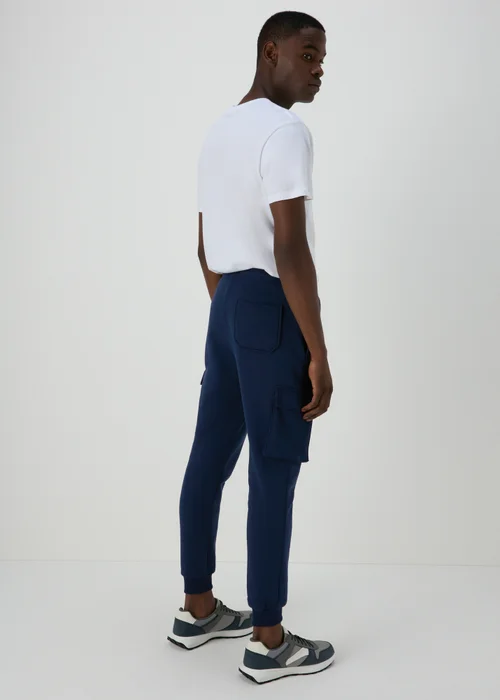 Navy Cargo Joggers - Small Image 2