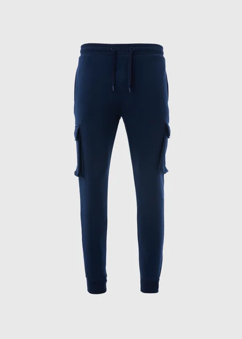 Navy Cargo Joggers - Small Image 5