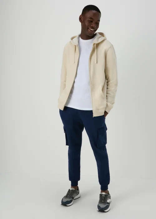 Navy Cargo Joggers - Small Image 4