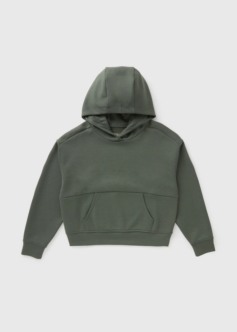 Girls Khaki Soft Touch Hoodie (7-15yrs) - 7 Yrs Image 1