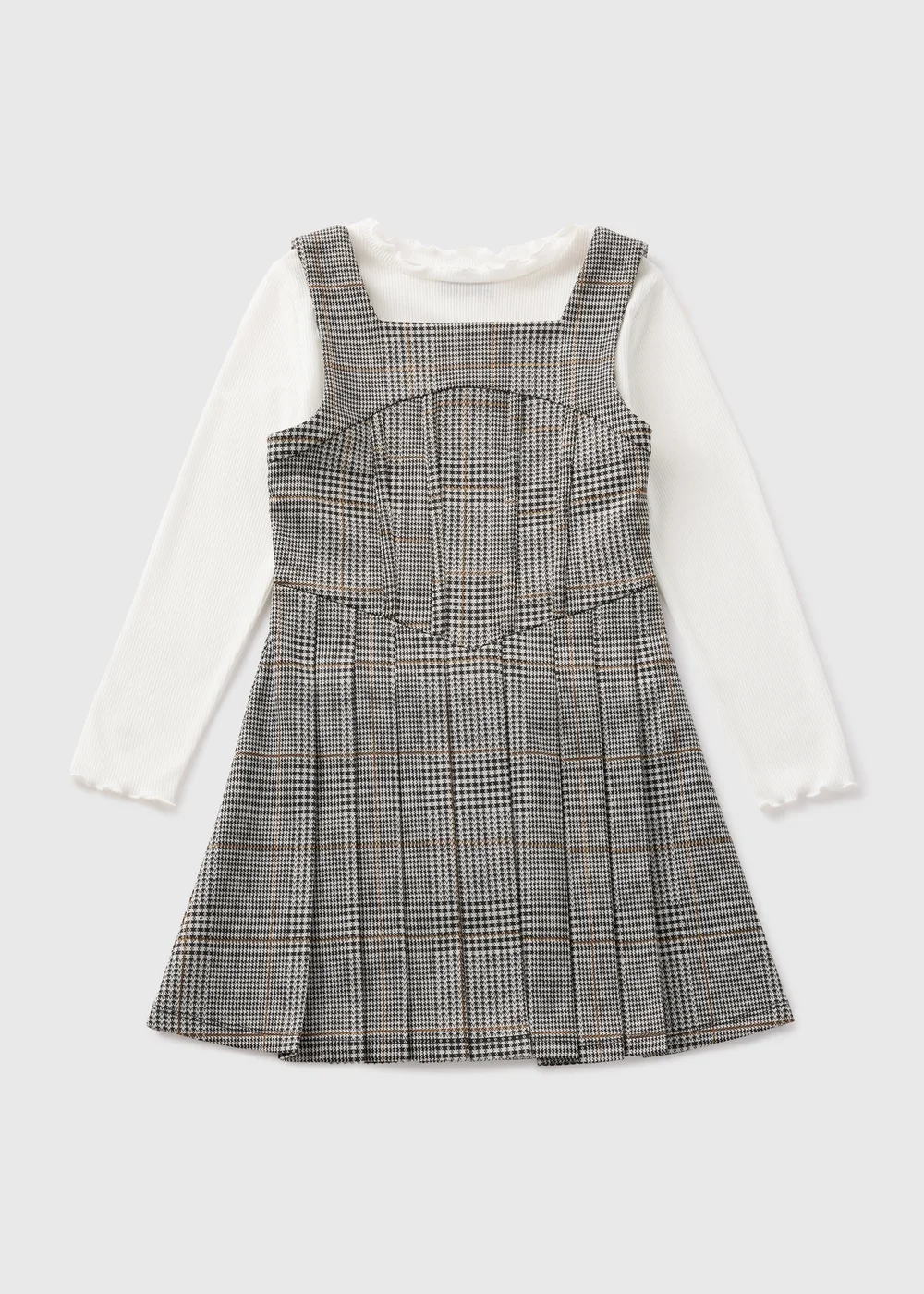 Girls Black Ponte Corset Dress & Top (7-15yrs) - Age 10 Years Image 1