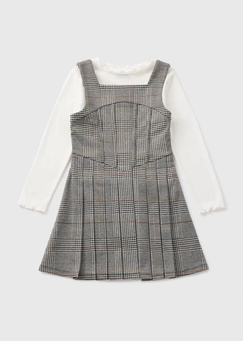 Girls Black Ponte Corset Dress & Top (7-15yrs) - Age 10 Years Image 1