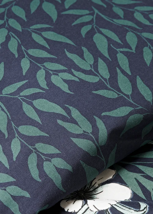 Green Floral Duvet Set - Single Image 3