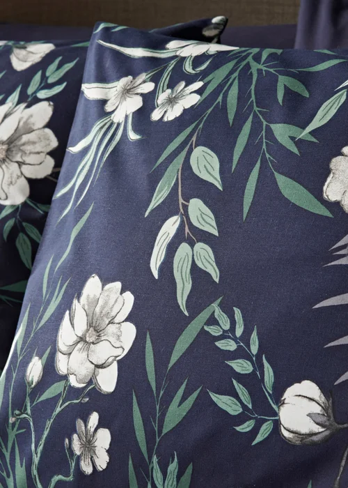 Green Floral Duvet Set - Single Image 2
