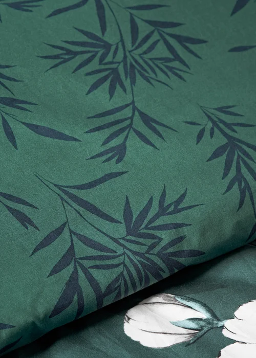 Green Floral Duvet Set - Single Image 4