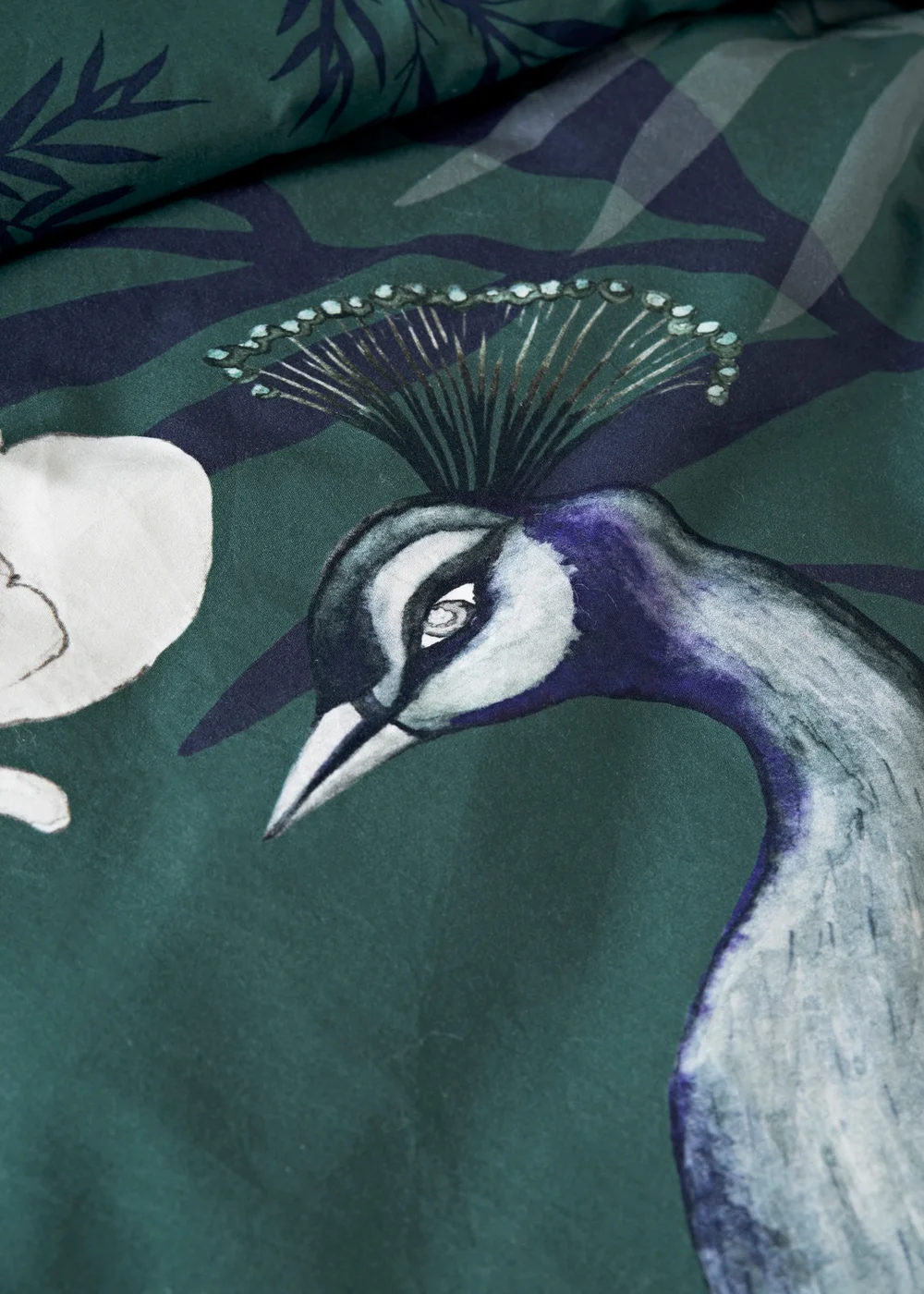 Teal Peacock Duvet Set - King Image 2