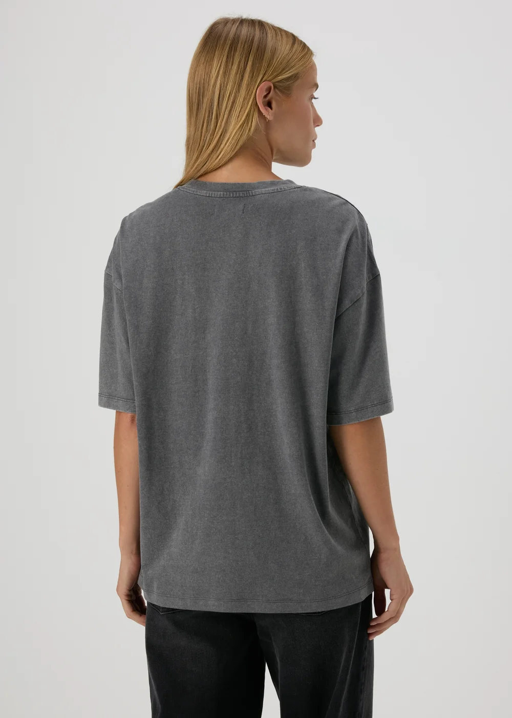 Grey Scatter Shoulder T-Shirt - S Image 2