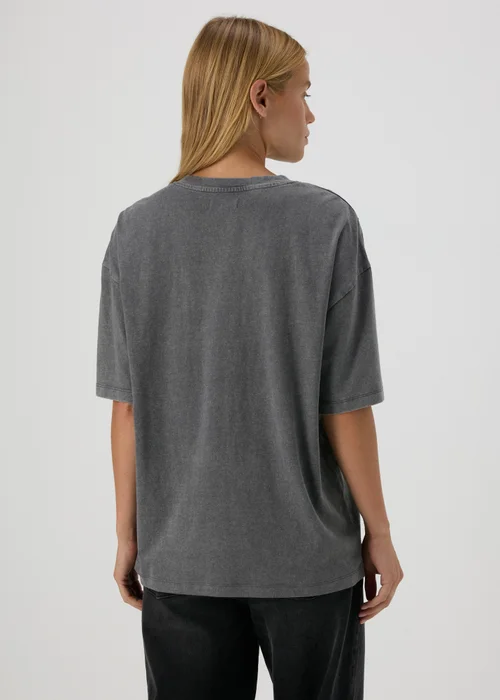 Grey Scatter Shoulder T-Shirt - S Image 2
