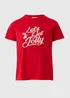 Red Let's Get Jolly T-Shirt - Size 8 Image 3
