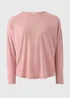 Pink Snowflake Long Sleeved Top - Size 8 Image 4