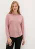 Pink Snowflake Long Sleeved Top - Size 8 Image 3