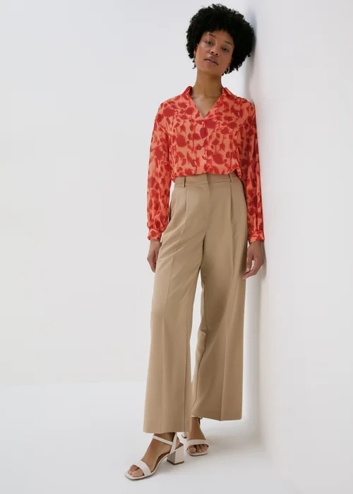Et Vous Pink Floral Shadow Shirt - 8 Image 4