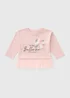 Girls Pink Ballerina Mesh Top (1-7yrs) - 1 to 1 half years Image 1