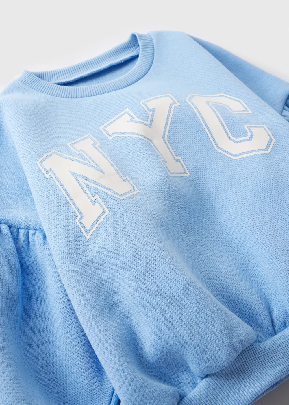 Girls Blue NYC Sweatshirt (1-7yrs) - 1-1.5 Yrs Image 2