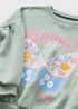 Girls Green Butterfly Sweatshirt (1-7yrs) - 1-1.5 Yrs Image 2