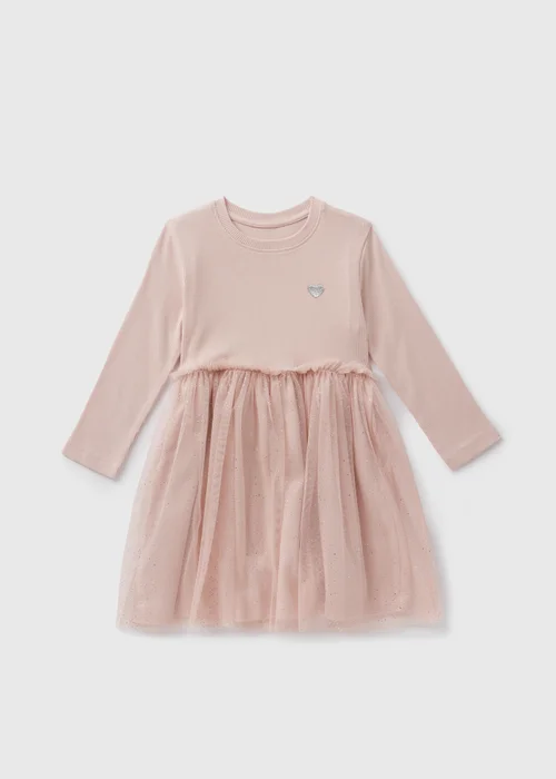 Pink Mesh Tutu Dress (1-7yrs) - 1 to 1 half years Image 1