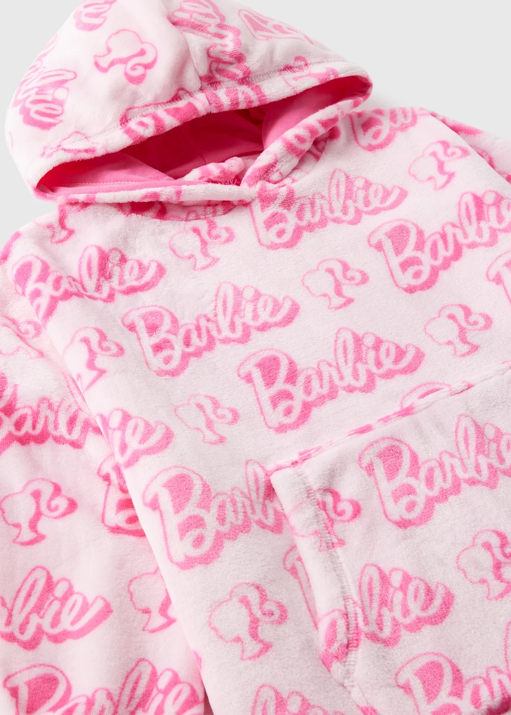 Barbie Kids Pink Snuggle Hoodie (3-10yrs) - Small Image 2