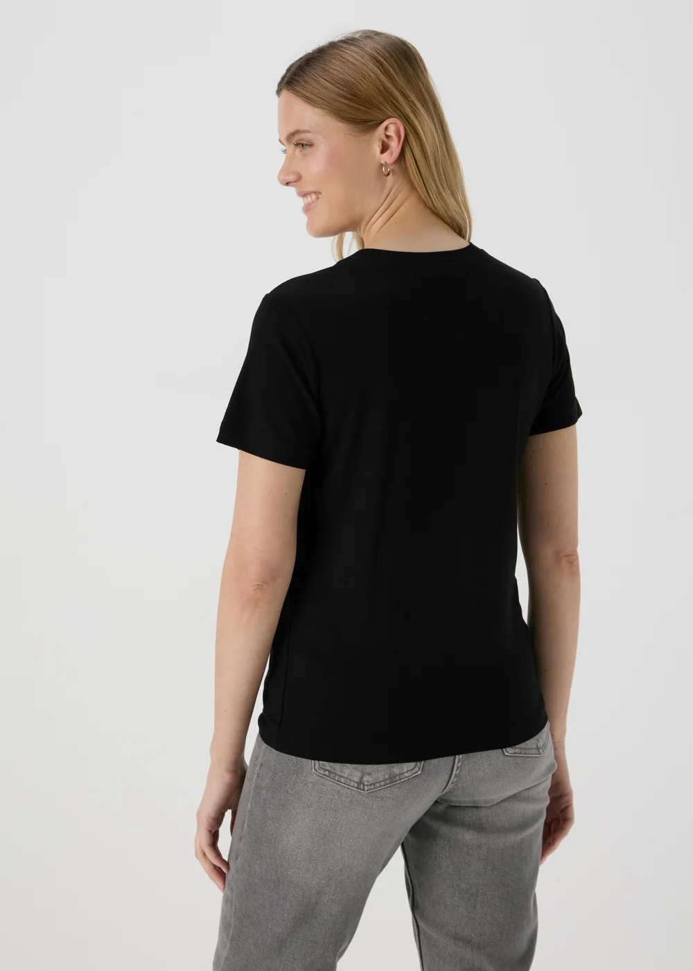 Black Pocket Detail Utility T-Shirt - 8 Image 2