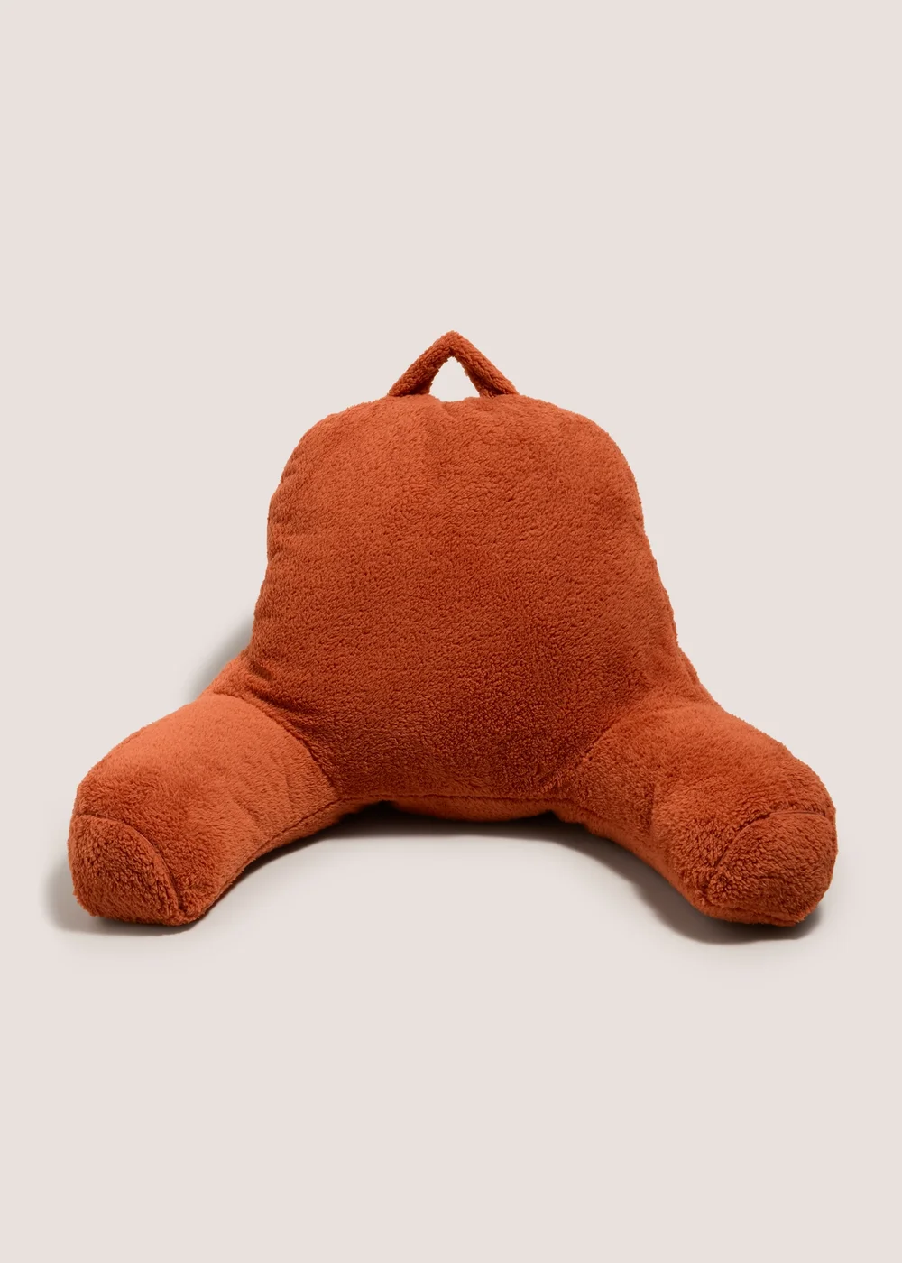 Orange Teddy Cuddle Cushion Image 1