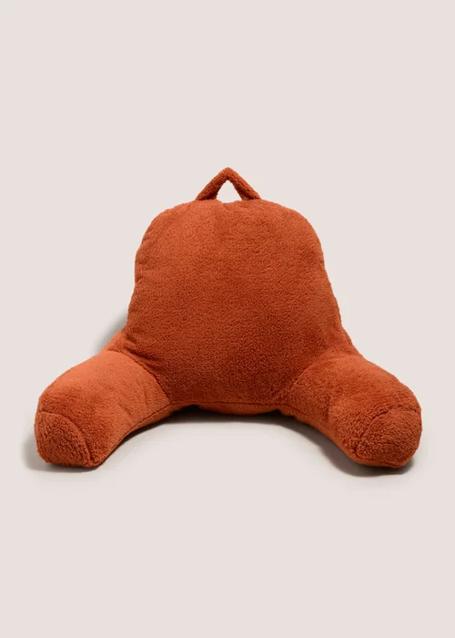 Orange Teddy Cuddle Cushion Image 1