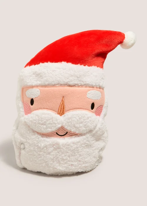 Santa 2 in 1 Cushion Blanket Image 1