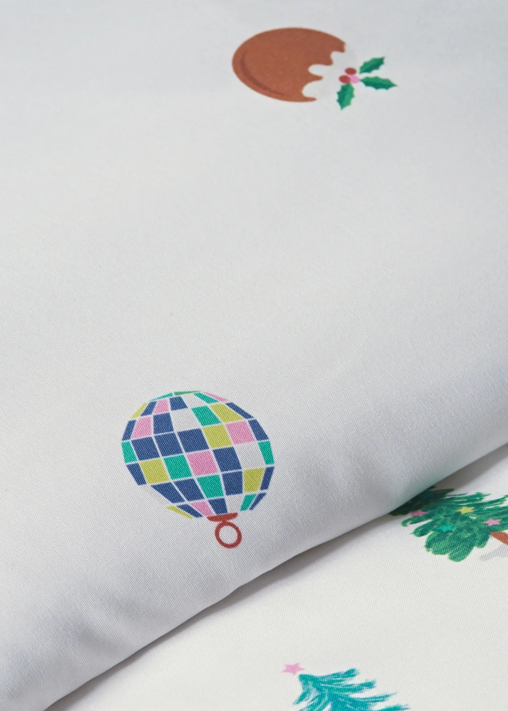 Joyful Christmas Print Duvet Set - Single Image 3