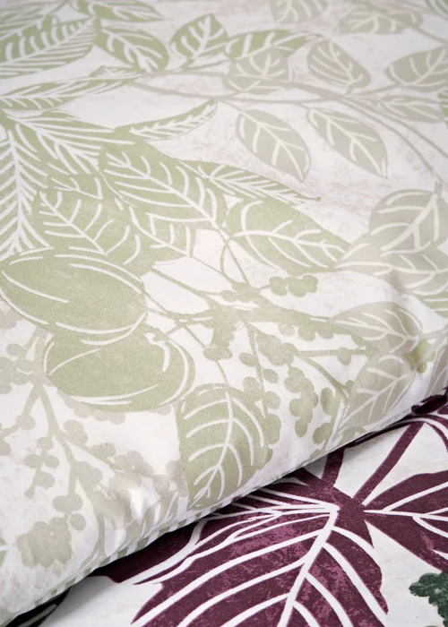 Purple Winter Floral Duvet Set - Single Image 3