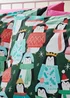 Joyful Multicoloured Penguin Duvet Set - Single Image 2