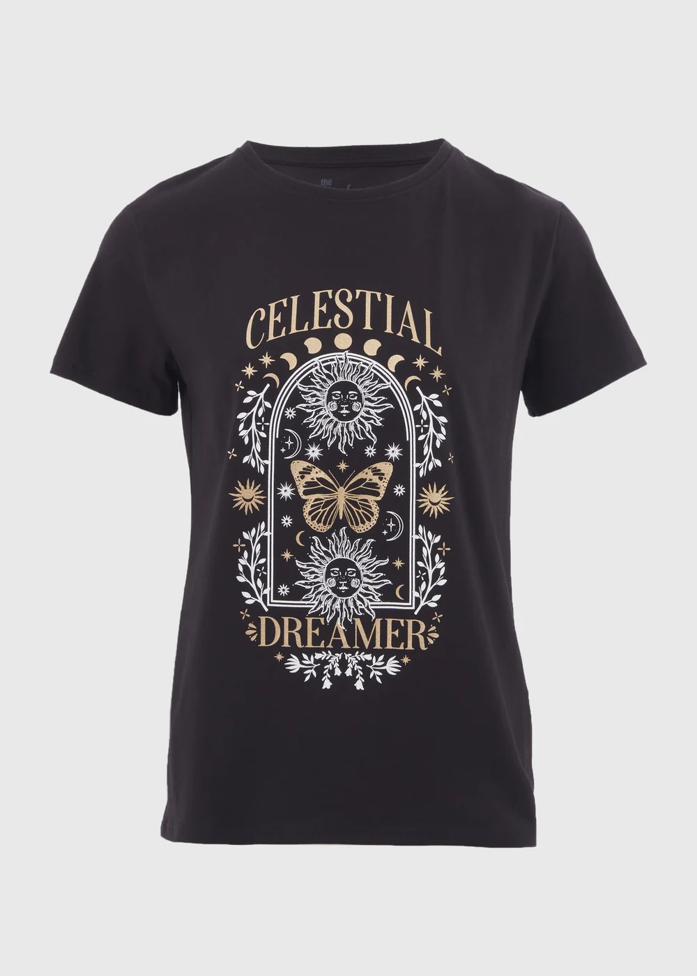 Black Celestial Graphic T-Shirt - 8 Image 5