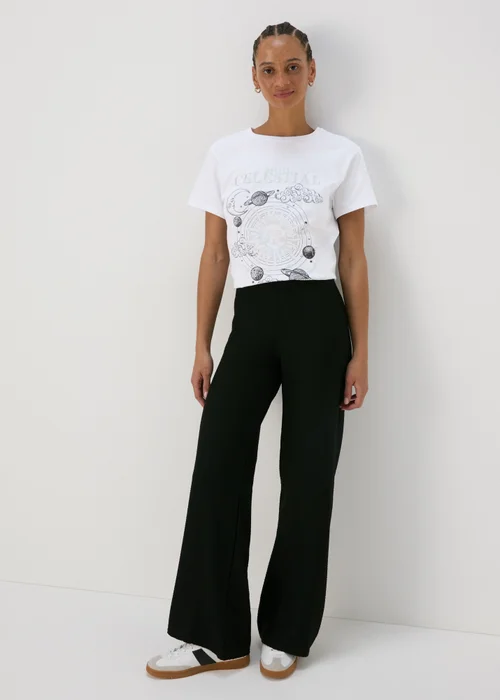 White Celestial Graphic T-Shirt - 8 Image 4