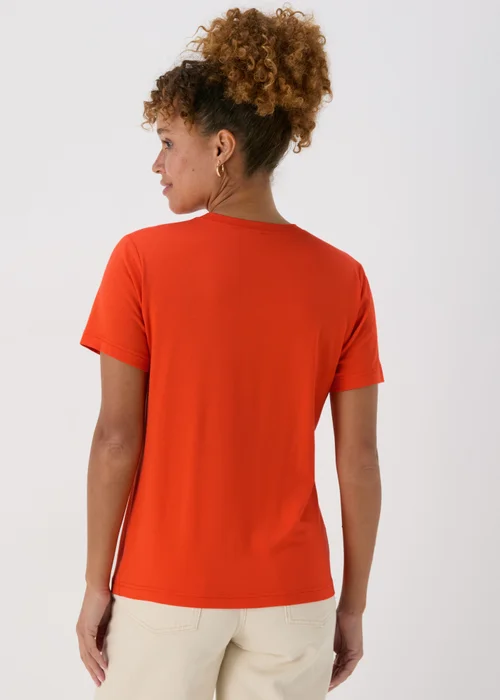 Orange Pocket Detail T-shirt - Size 8 Image 2
