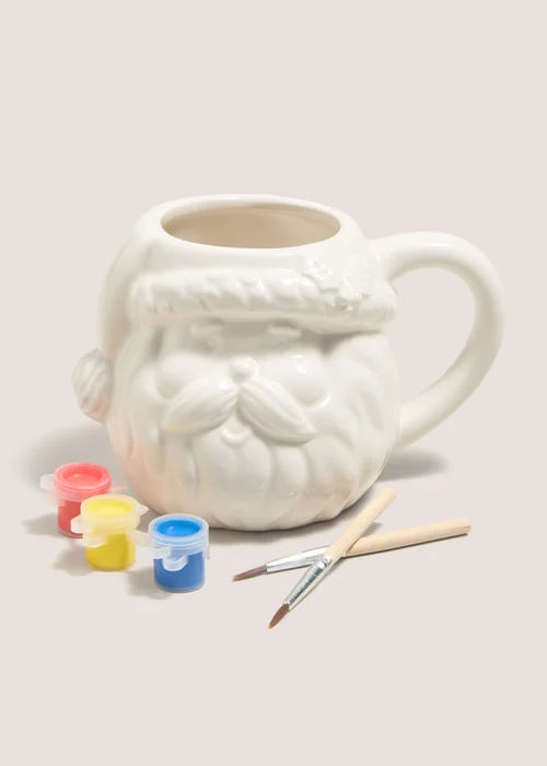 Paint Your Own Santa Mug Image 1