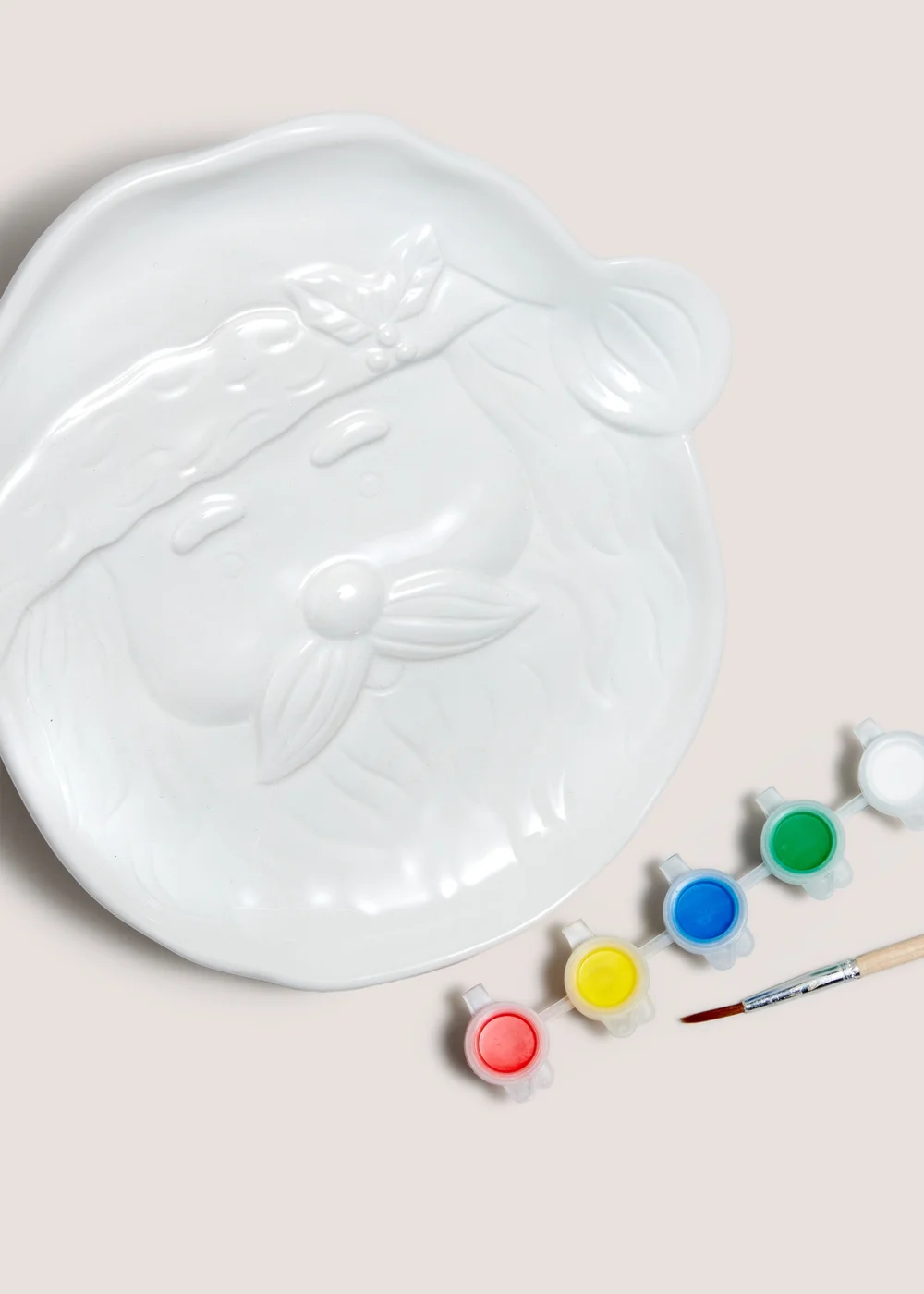 Paint Your Own Santa Plate Image 2