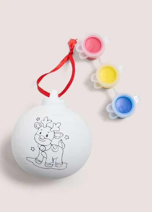 Christmas Paint Bauble Set Image 2