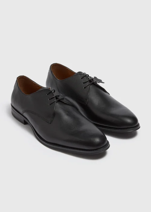Taylor & Wright Black Faux Leather Derby Shoe - Size 6 Image 1
