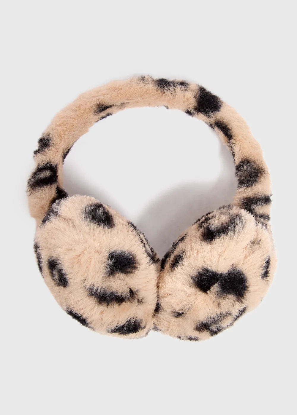 Girls Leopard Print Earmuffs - One Size Image 2