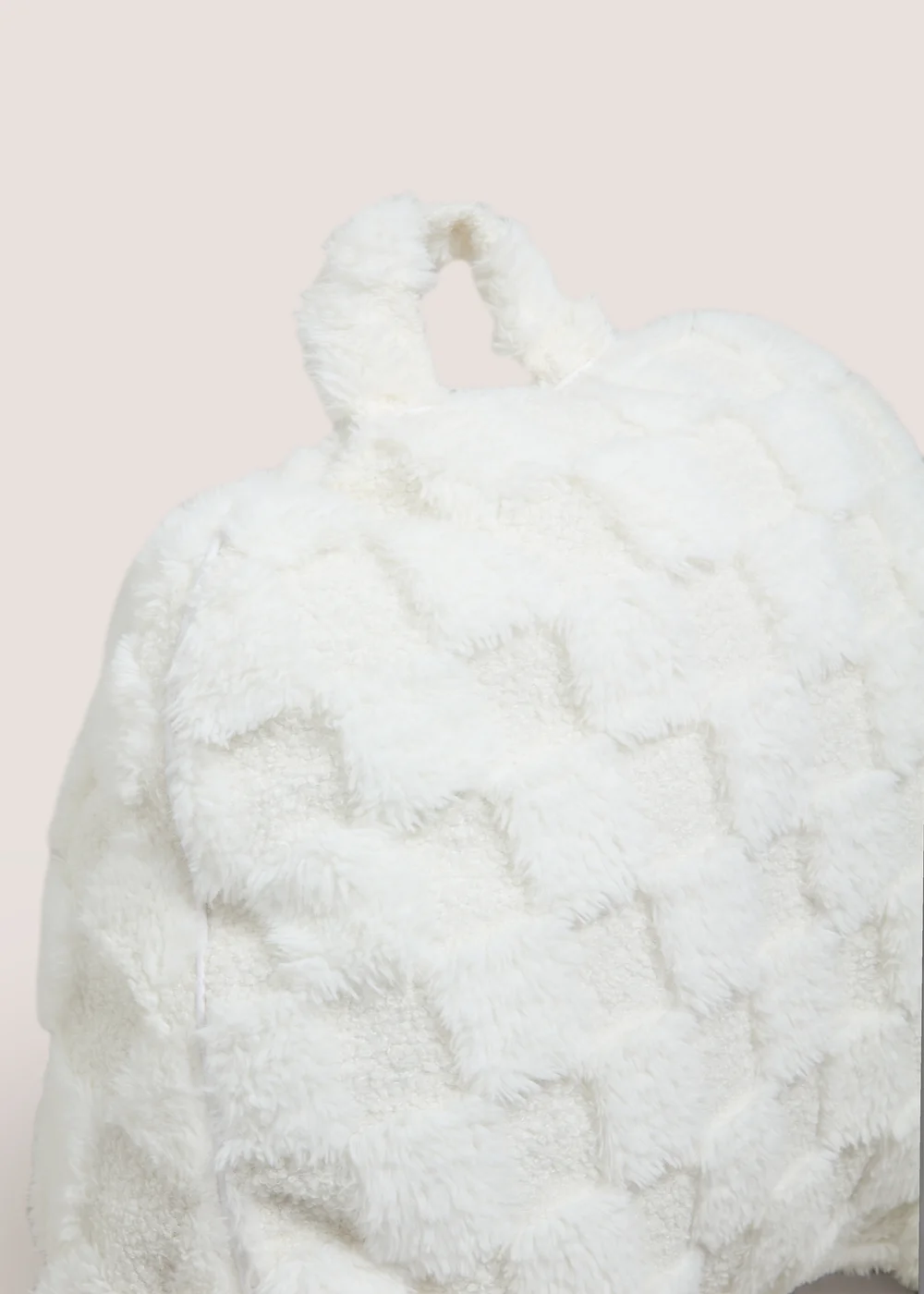 Cream Checkerboard Cuddle Cushion (70cm x 45cm x 50cm) Image 2