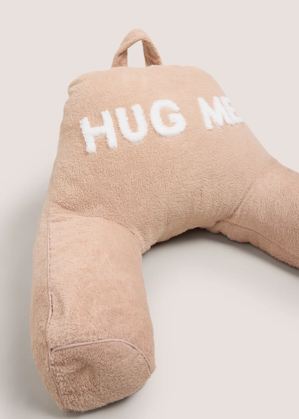 Beige Slogan Cuddle Cushion Image 2