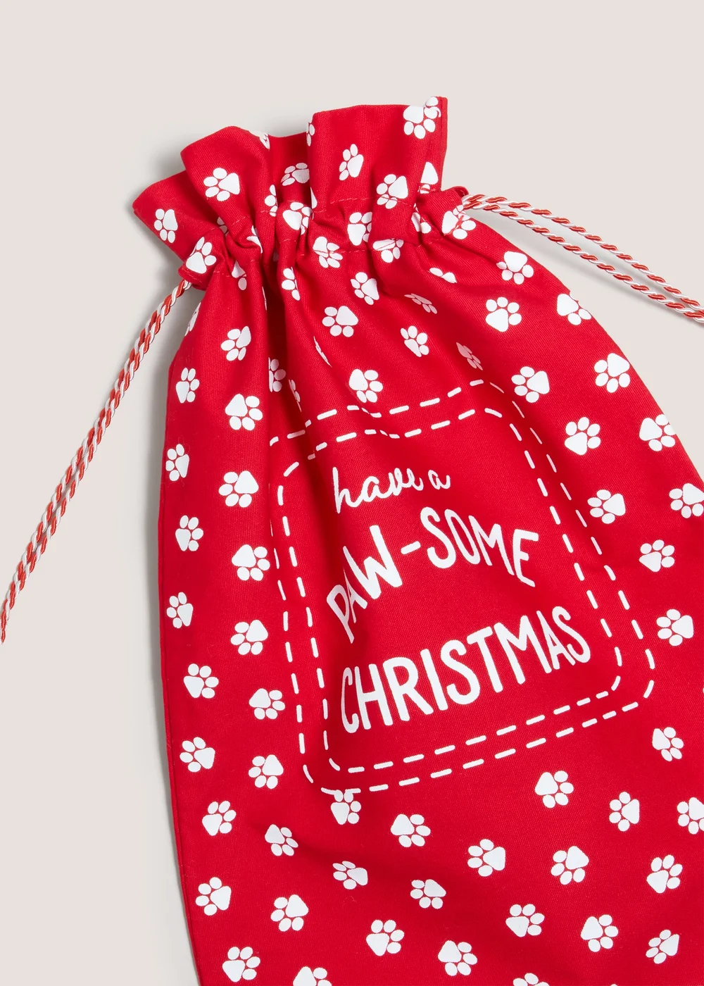 Red Paw-Some Christmas Pet Sack Image 2