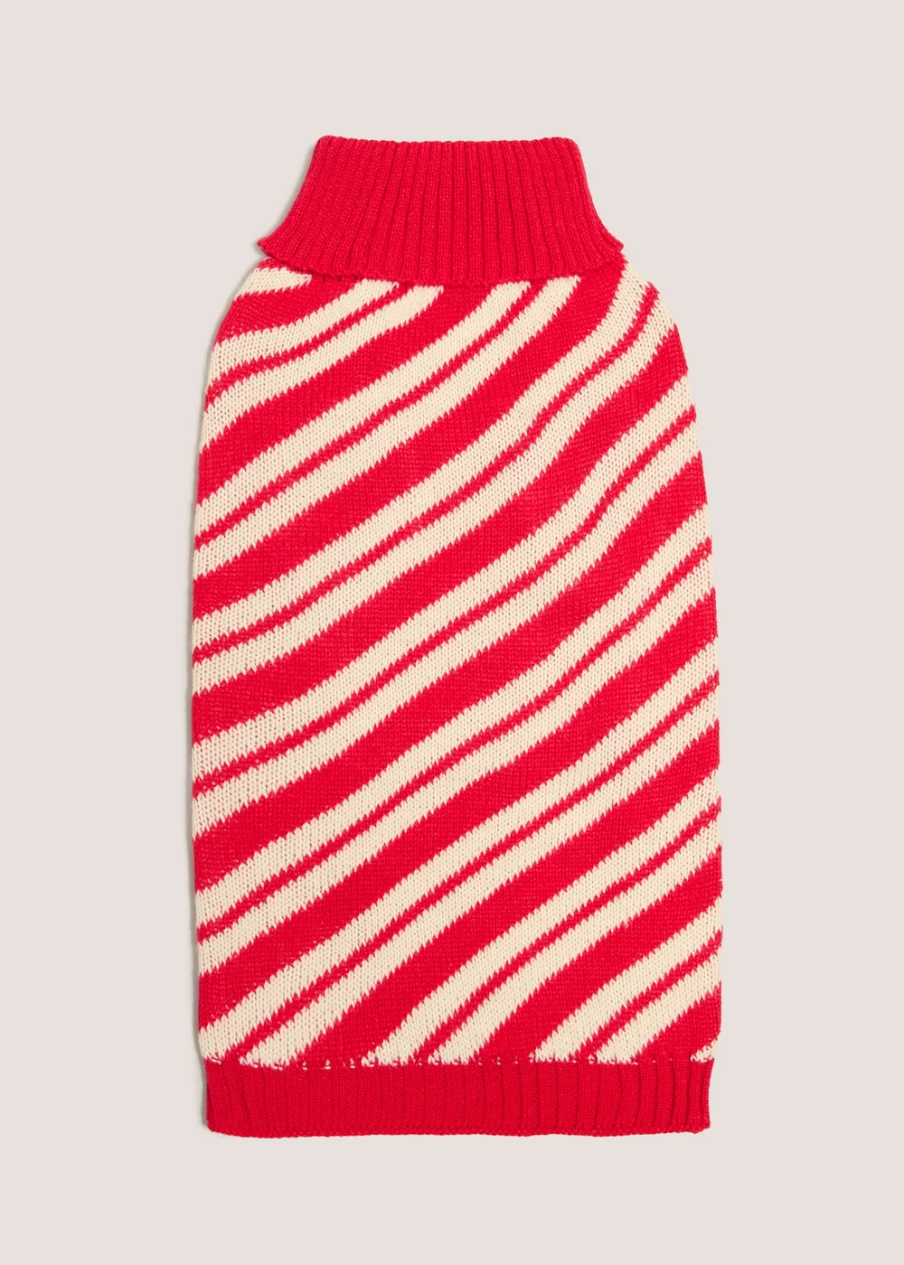 Red Candy Cane Pet Jumper Medium Image 1