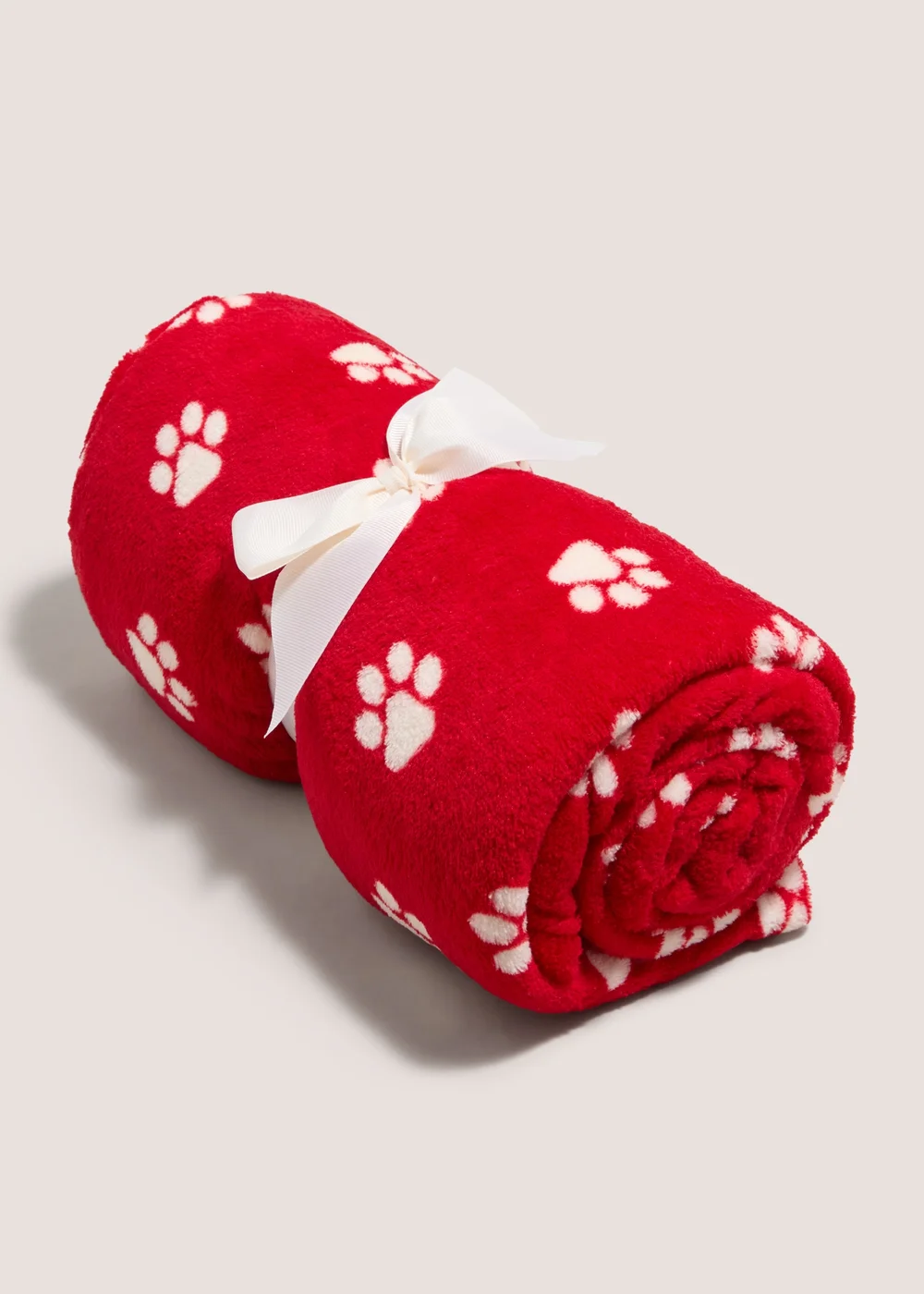 Red Christmas Pet Blanket Image 1