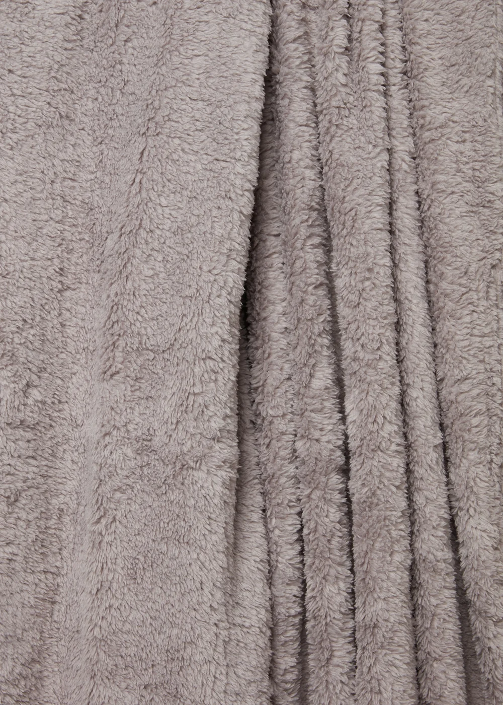 Grey Teddy Throw Image 2
