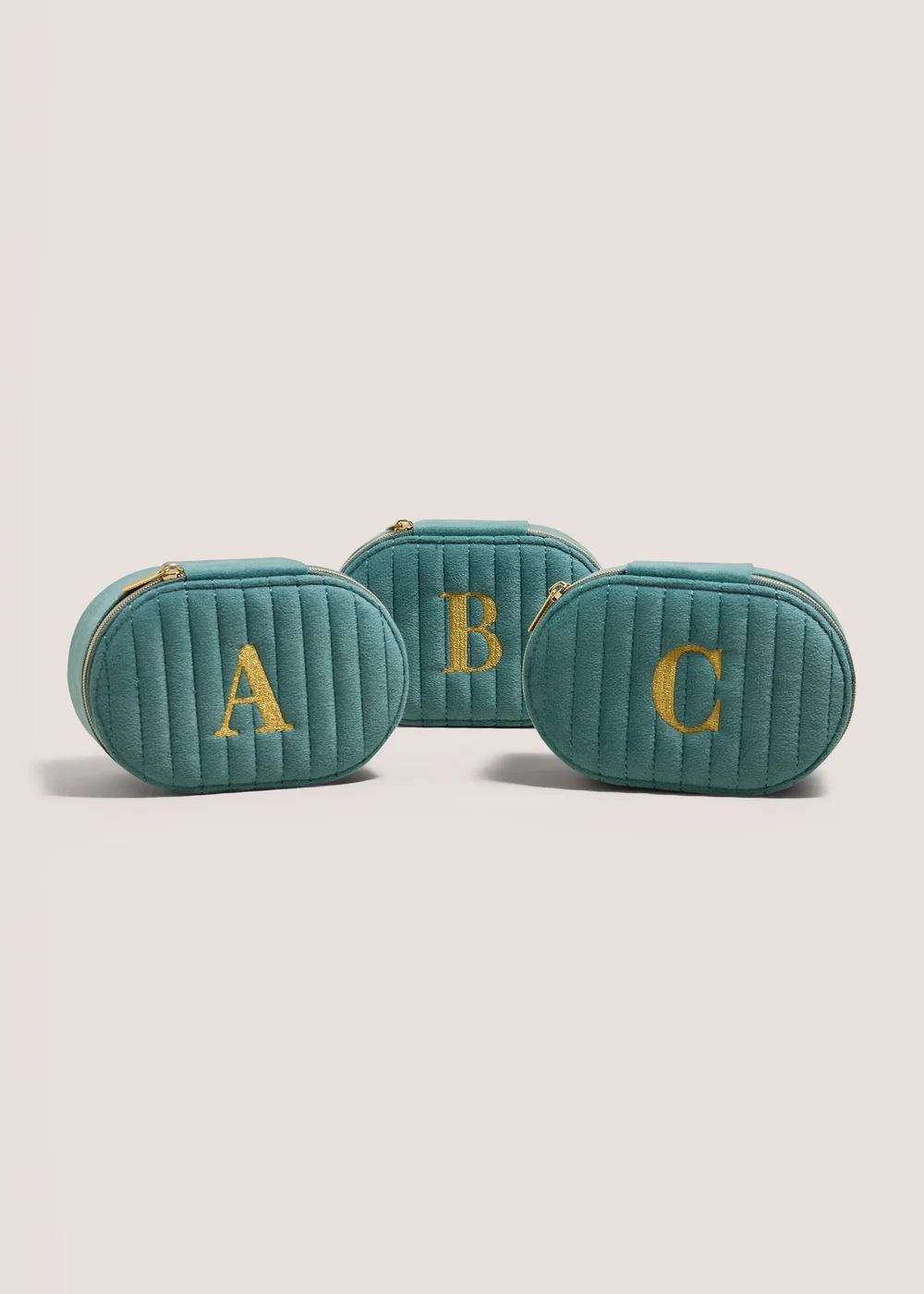 Teal Alphabet Jewellery Box - S Image 1