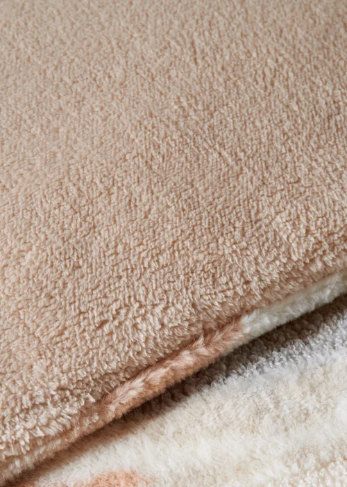 Multicolour Landscape Faux Fur Duvet Set - Double Image 3