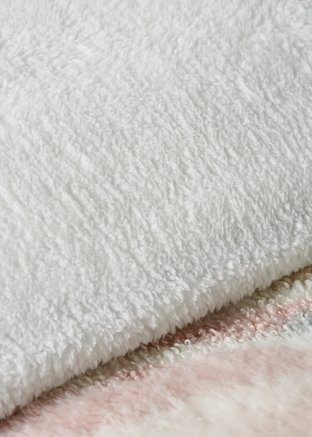 Multicolour Landscape Faux Fur Duvet Set - Double Image 3
