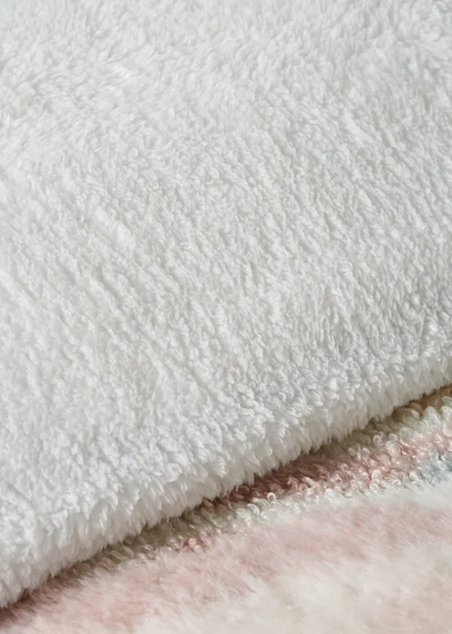 Multicolour Landscape Faux Fur Duvet Set - Double Image 3