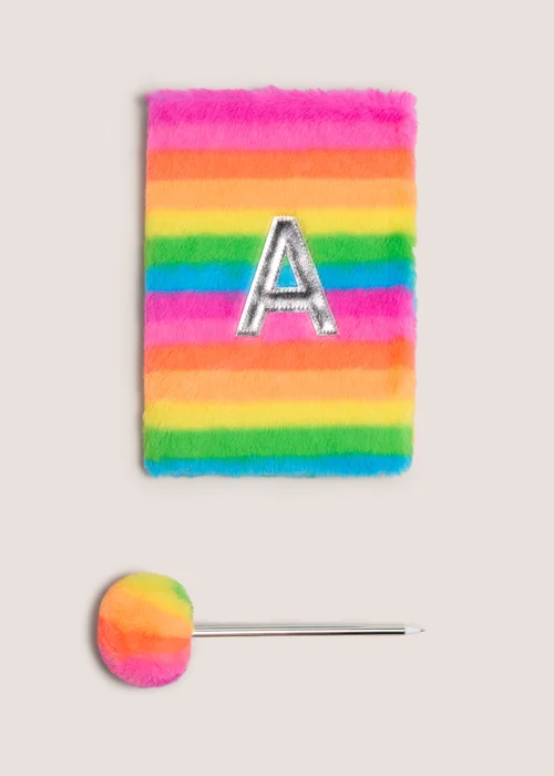 Multicoloured Alphabet Note Book & Pen Set - S Image 3