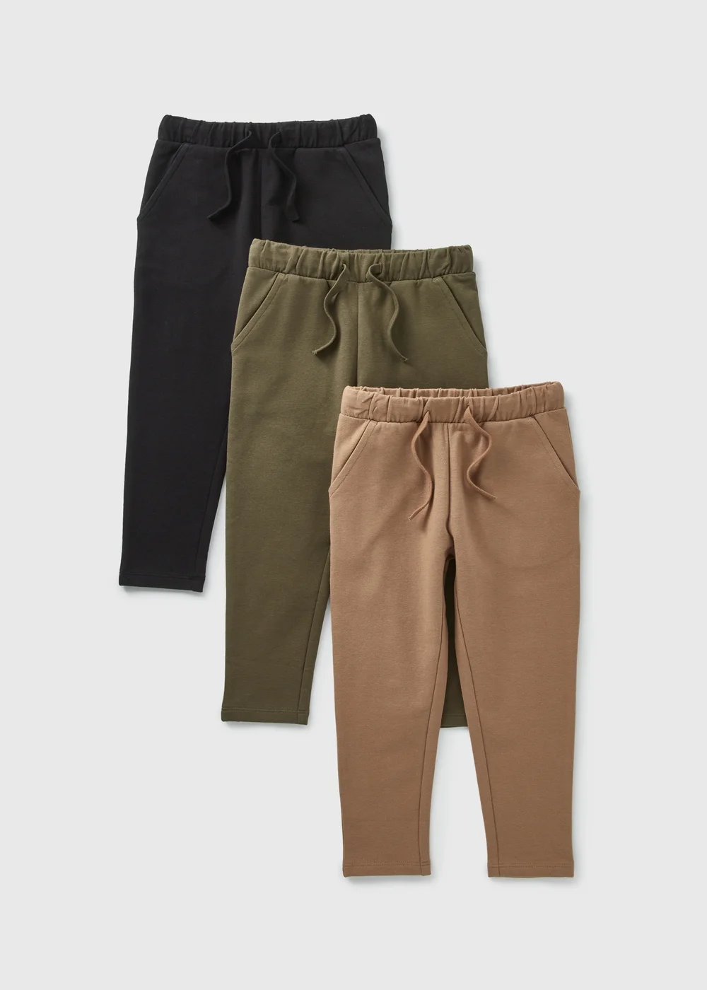 3 Pack Boys Tan Leggings (1-7yrs) - 1 half year to 2 Image 1