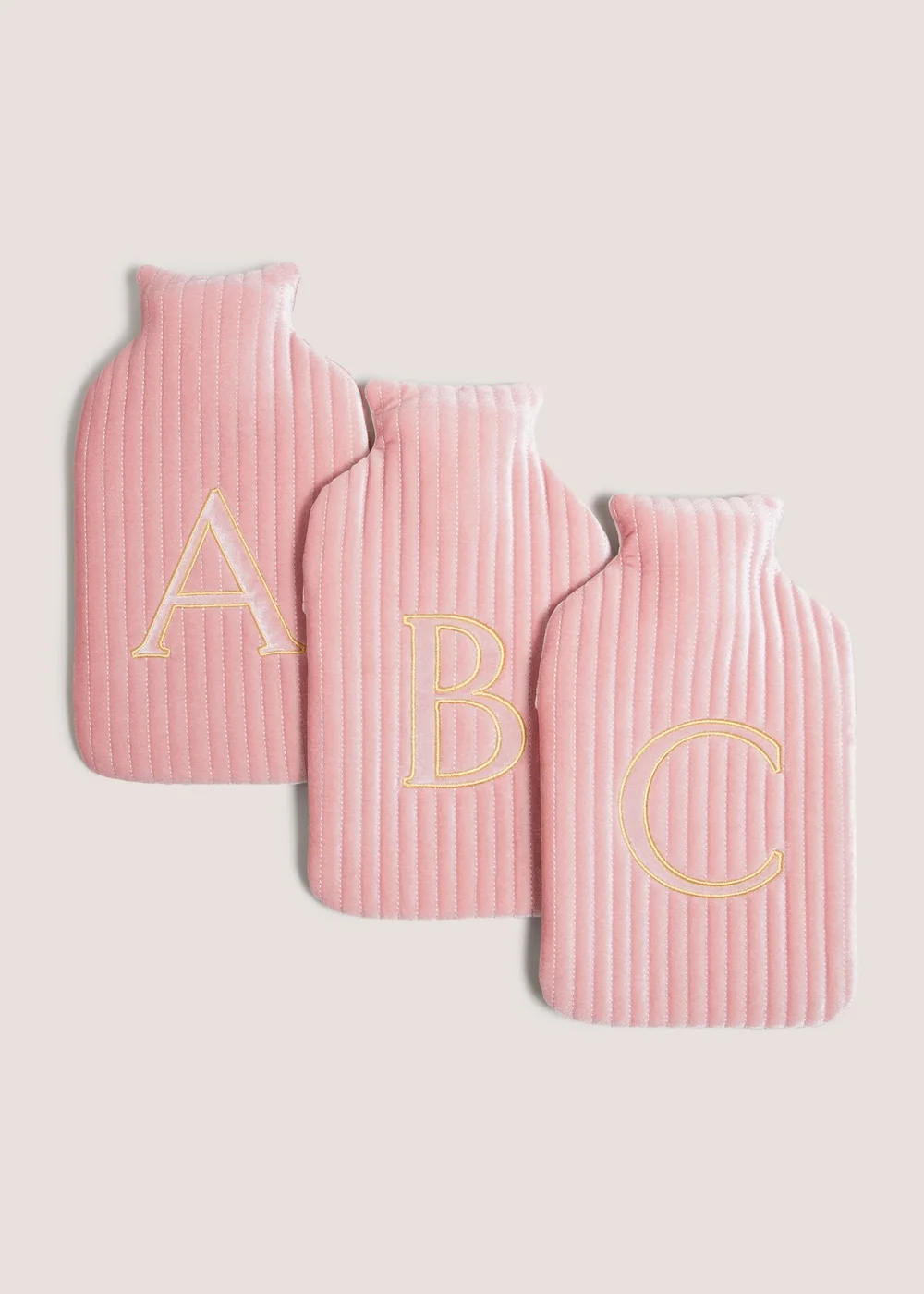 Pink Alphabet Hot Water Bottle - S Image 1